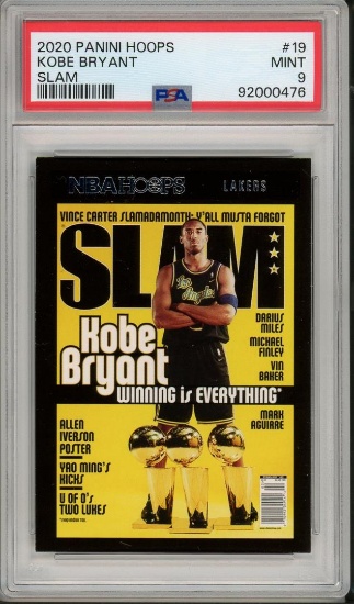 2020 Panini Hoops Kobe Bryant Slam #19 PSA 9