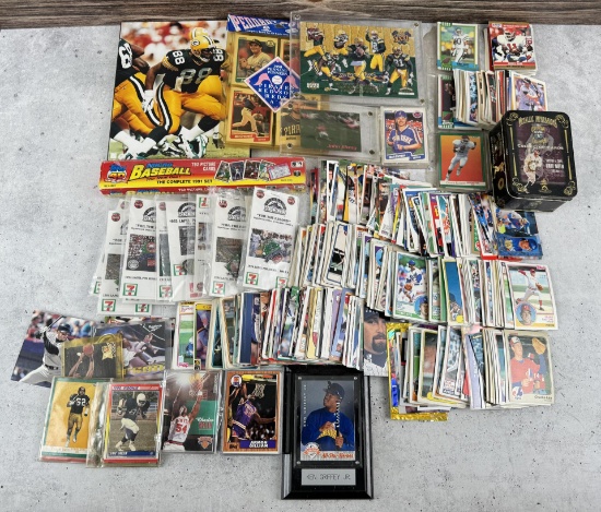 Collection of Baseball and Football Cards