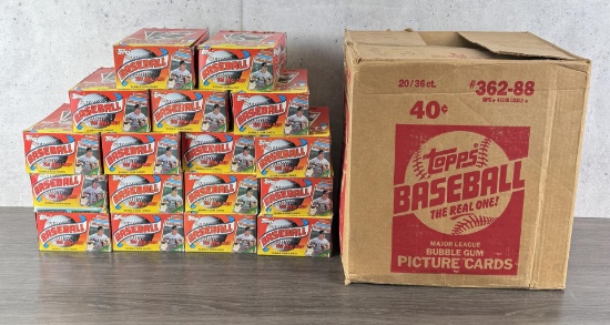 1988 Topps Major League Baseball Card Boxes