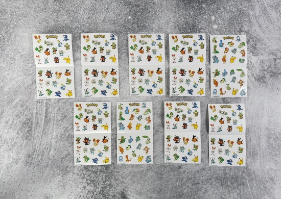 Collection of Pokemon Stickers