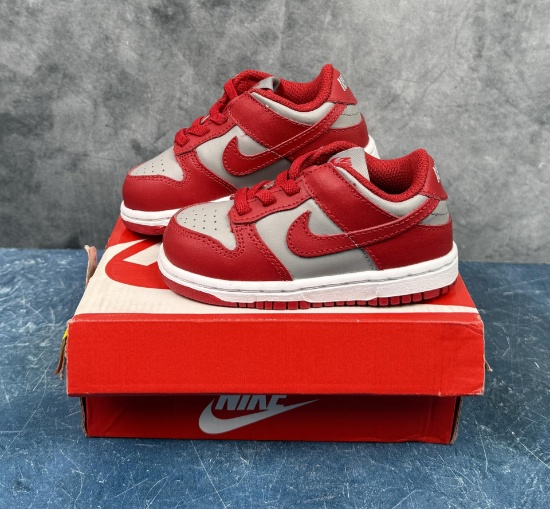 Nike Dunk Low Toddler UNLV CW1589-002 Size 6c NIB