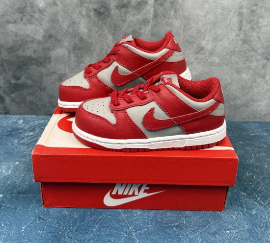 Nike Dunk Low Toddler UNLV CW1589-002 Size 8c NIB