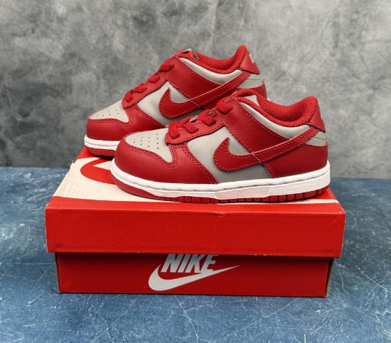 Nike Dunk Low Toddler UNLV CW1589-002 Size 8c NIB