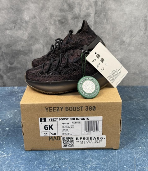 Yeezy Boost 380 Infants FZ4422 Size 6k New in Box