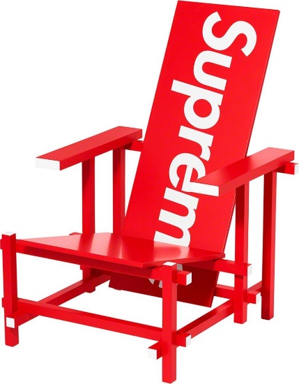 Supreme Gerrit T. Rietveld for Cassina Chair