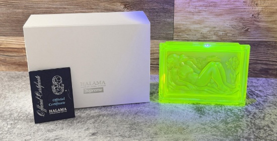 Supreme Halama Uranium Glass Nude Box