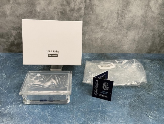 Supreme Halama Crystal Glass Nude Box