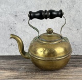Antique Miniature Brass Tea Kettle
