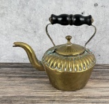 Antique Miniature Brass Tea Kettle