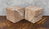 Marble Bookends