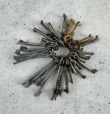 Collection of Antique Skeleton Keys