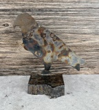 Montana Welded Steel Crow Sculpture