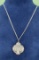 Sterling Silver Four Way Cruciform Cross Necklace