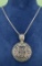 Sterling Silver Celtic Medallion Necklace