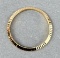 Rolex Genuine 18k Yellow Gold Watch Bezel