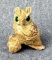 Owl Stone Carved Fetish