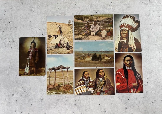 L.A. Huffman Indian Postcards