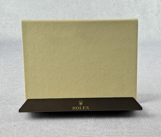 Rolex Watch Dealer Catalog Holder Plateau Display