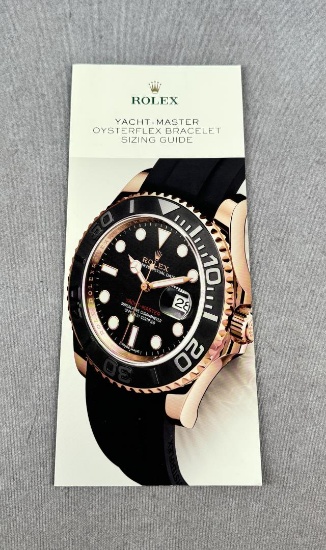 Rolex Dealer Yacht Master Oysterflex Sizing Guide