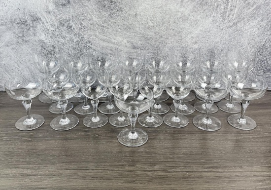 Collection Of Baccarat French Crystal Stemware