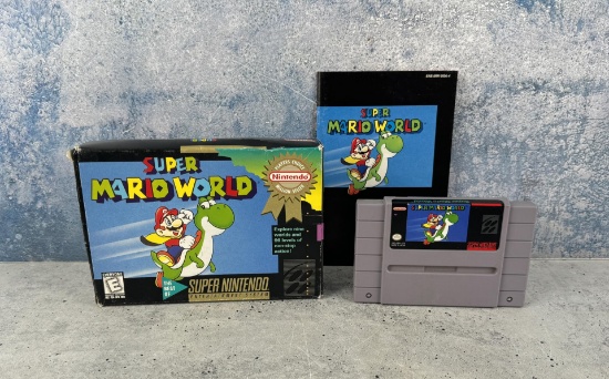 Super Nintendo SNES Super Mario World Video Game