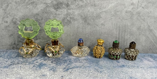 Collection of Antique Perfume Bottles