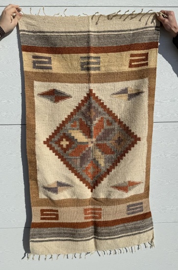 Southwest Pattern Mexican Woven Rug Blanket