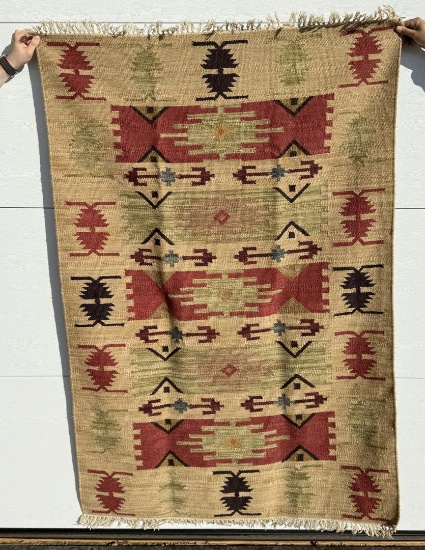 Southwest Pattern Mexican Woven Rug Blanket