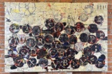 Kaori Takamura Typewriter Keys Painting