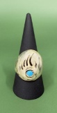 Jacqueline Silver Navajo Sterling Turquoise Ring