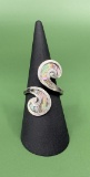 Taxco Mexico Sterling Silver Abalone Ring