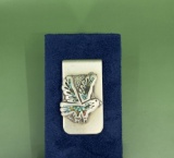 William Singer Navajo Sterling Silver Money Clip