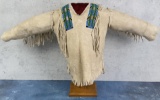 Crow Native American Indian Beaded War Shirt