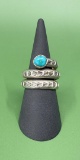 Navajo Sterling Silver Turquoise Snake Ring
