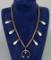Old Pawn Navajo Squash Blossom Necklace