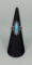 Navajo Old Pawn Sterling Turquoise Ring