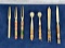 Collection of Alaskan Carved Caviar Spoons