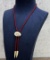 Alaskan Inuit Eskimo Scrimshaw Bolo Tie