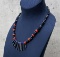 Lapis Lazuli Branch Coral Necklace