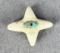Zuni Turquoise Marble Star Fetish