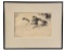 Hans Kleiber Geese Mating Time Etching