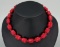 Art Deco Blown Glass Flapper Necklace