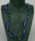 Art Deco Blown Glass Flapper Necklace
