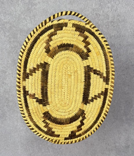 Papago Native American Indian Basket Tray