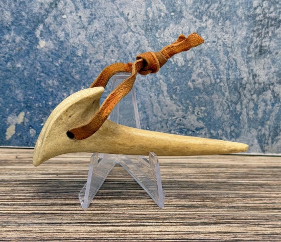 Native American Indian Carved Antler Awl