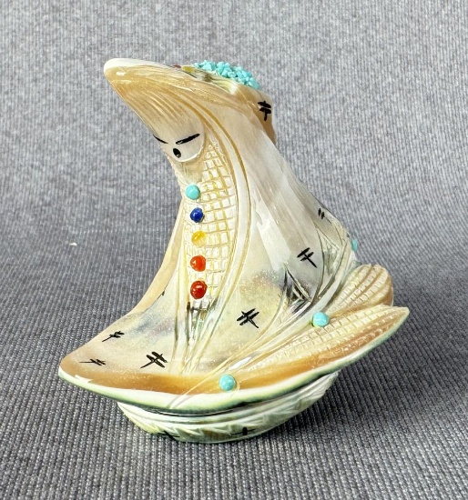 Stuart Quandelacy Zuni Corn Maiden Fetish