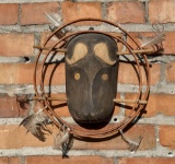 Alaskan Eskimo Inuit Nunivak Island Musk Ox Mask