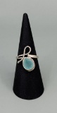 Sterling Silver Sea Glass Ring