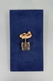 Gold Filled Harman Watch Brooch