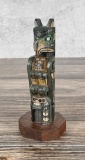 Vic Yeoda Alaskan Inuit Carved Totem Pole